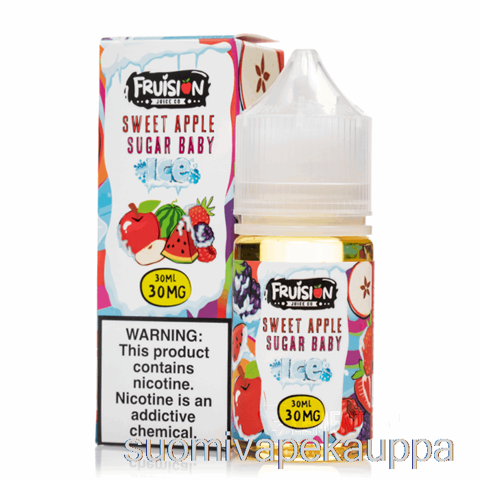 Vape Kauppa Jää Makea Omenasokeri Baby - Fruision Suolat - 30ml 50mg